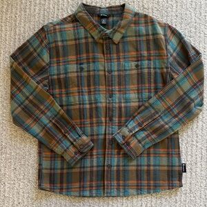 Cotopaxi Multicolor Plaid Flannel Button Down Shirt